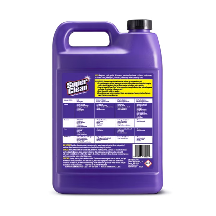4 Pack Super Clean Tough Task Cleaner-Degreaser – 1 Gallon | 128 Fluid Ounces Pk