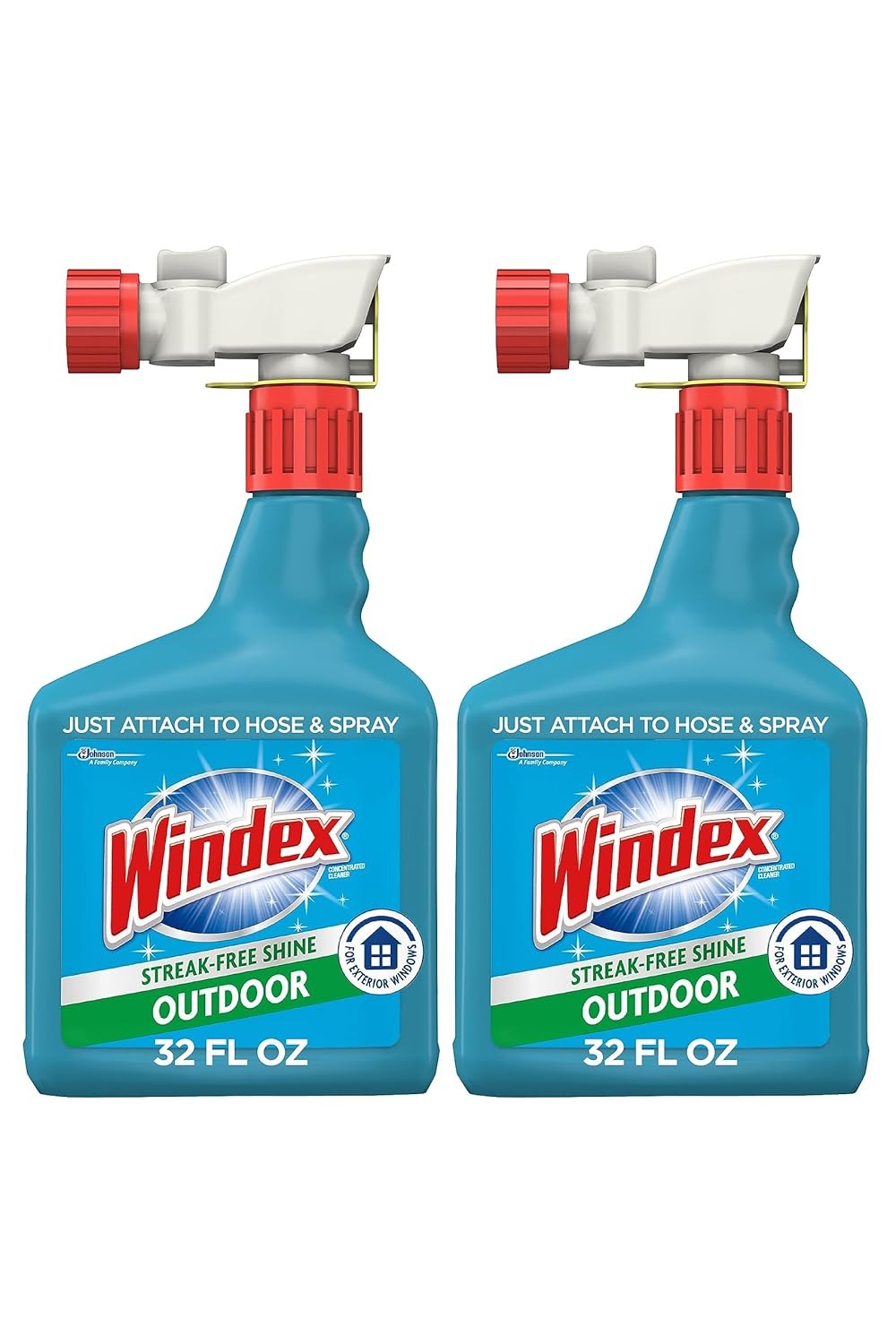 Windex Outdoor Window and Glass Cleaner Hose Concentrated Ammonia Free