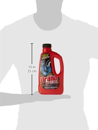 Drano Max Gel Drain Clog Remover and Cleaner for Shower or Sink Drains, Unclogs