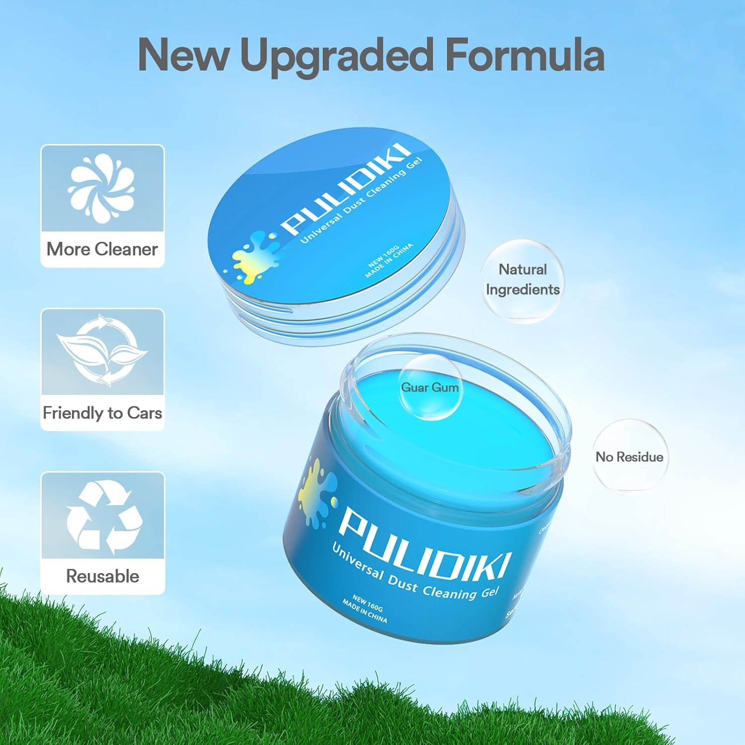 CAR CLEANING DETAILING PUTTY GEL Sticky Dust Remover Universal Interior Cleaner