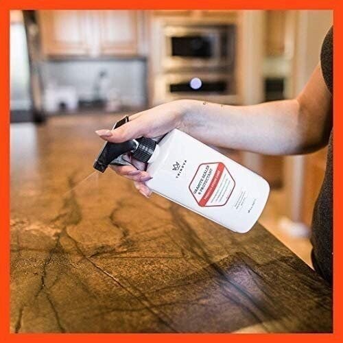 TriNova Granite Sealer & Protector Gallon Refill- Made in USA, Best Stone