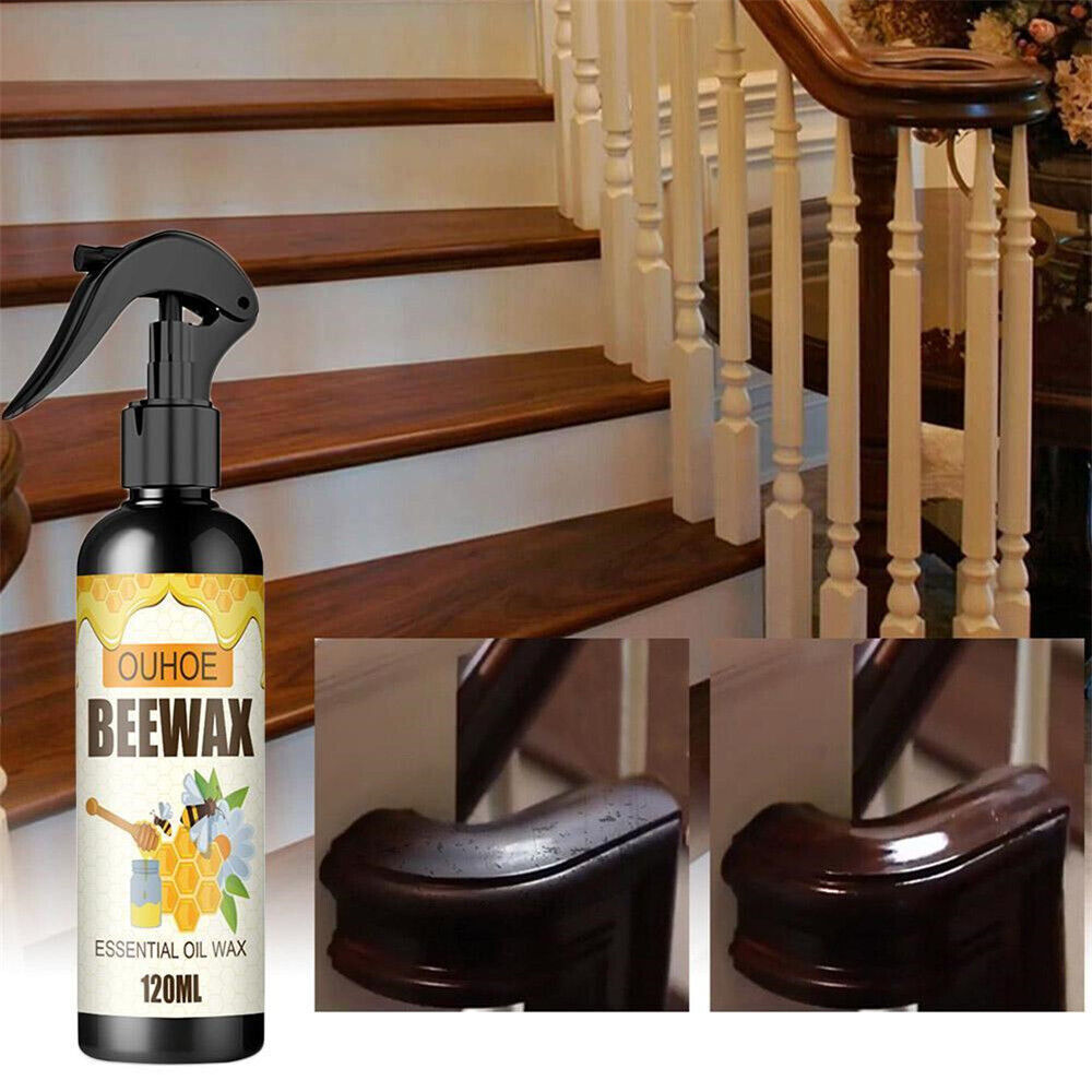 2Pcs Beeswax Spray Beeswax Spray Cleaner Natural Micro-Molecularized Beeswax USA