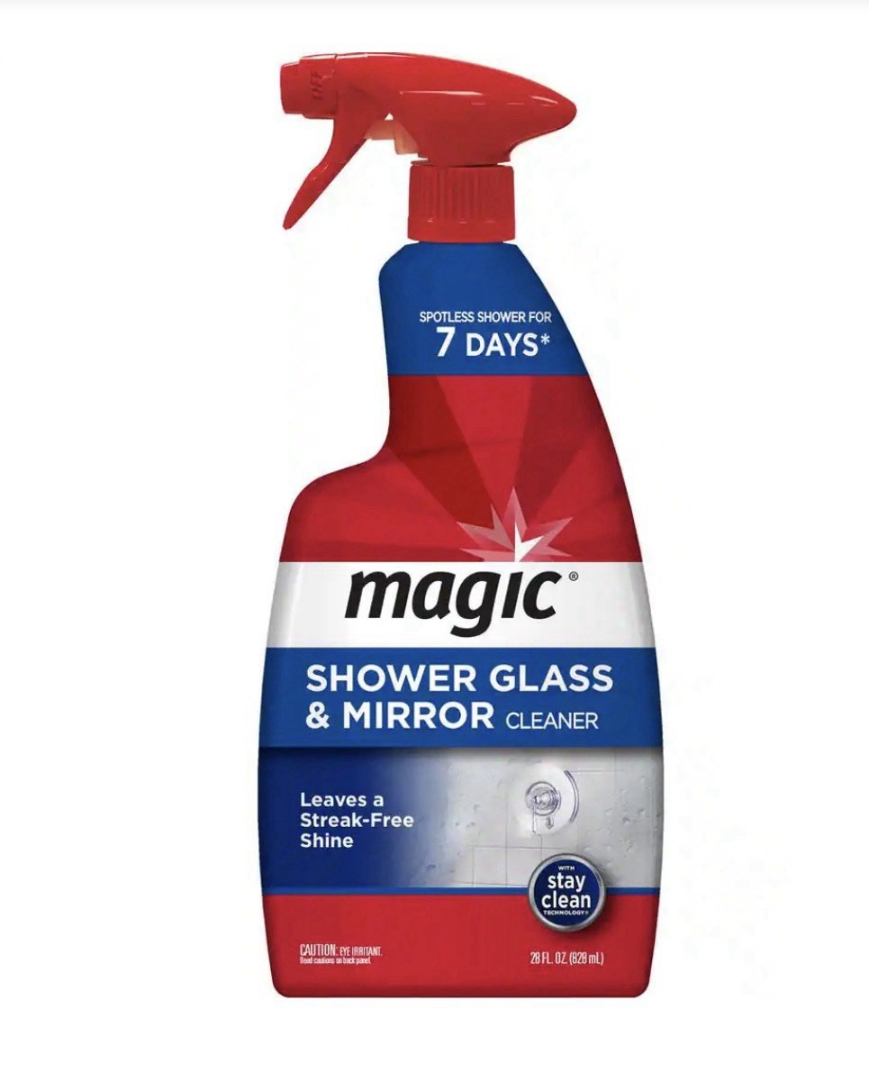 Magic Shower Glass & Mirror Cleaner Spray 28 fl oz Streak-Free Shine Remover