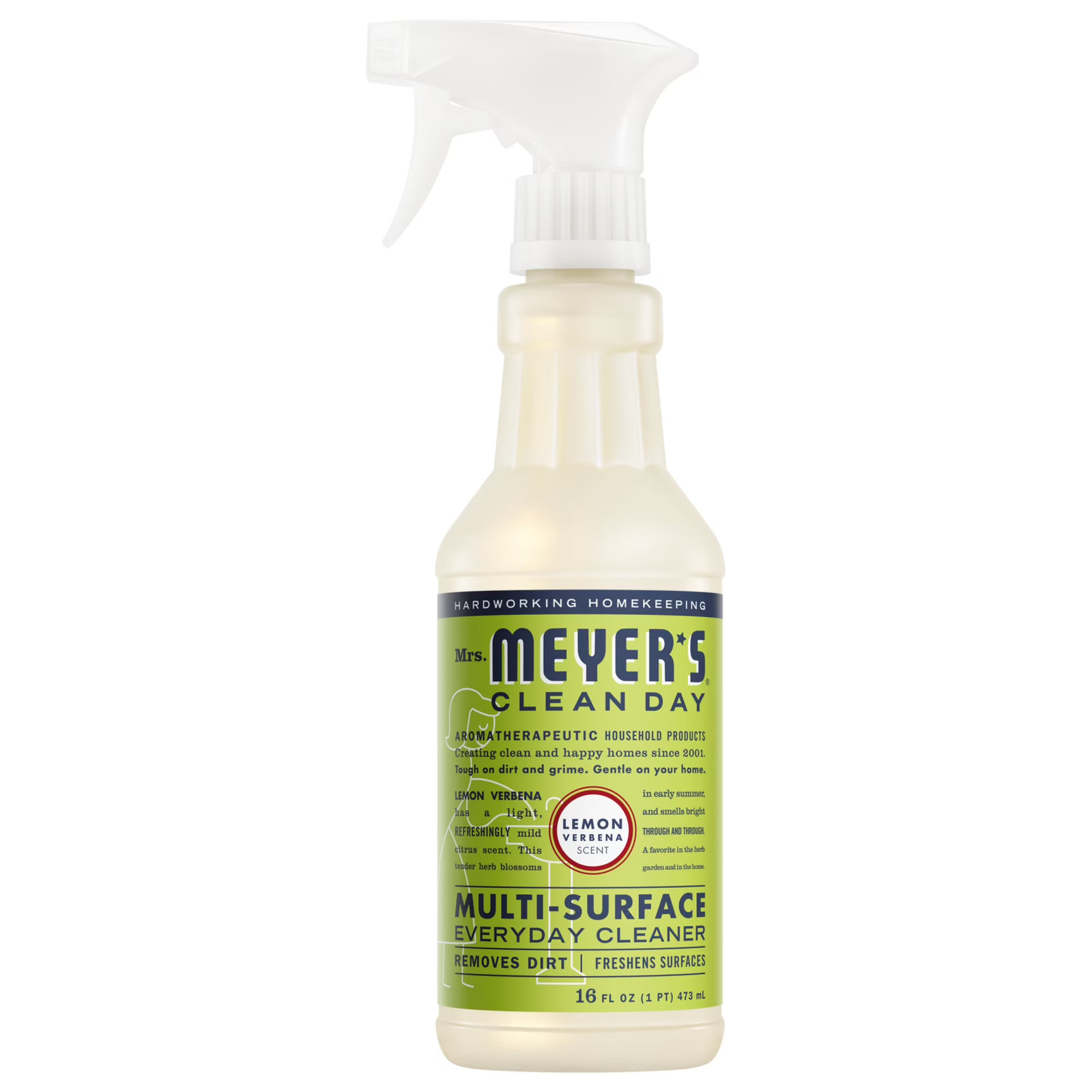 Clean Day Multi-Surface Everyday Cleaner, Lemon Verbena Scent, 16 Fl Oz Bottle