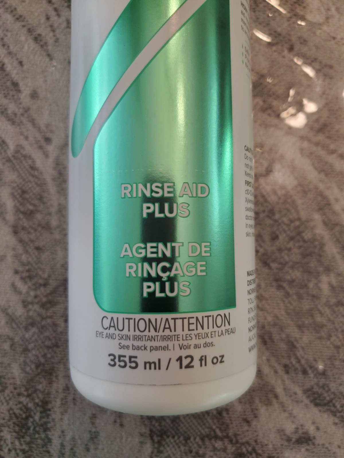 NORWEX Rinse Aid Plus 355 ML / 12 FL OZ NEW and Sealed Bottle