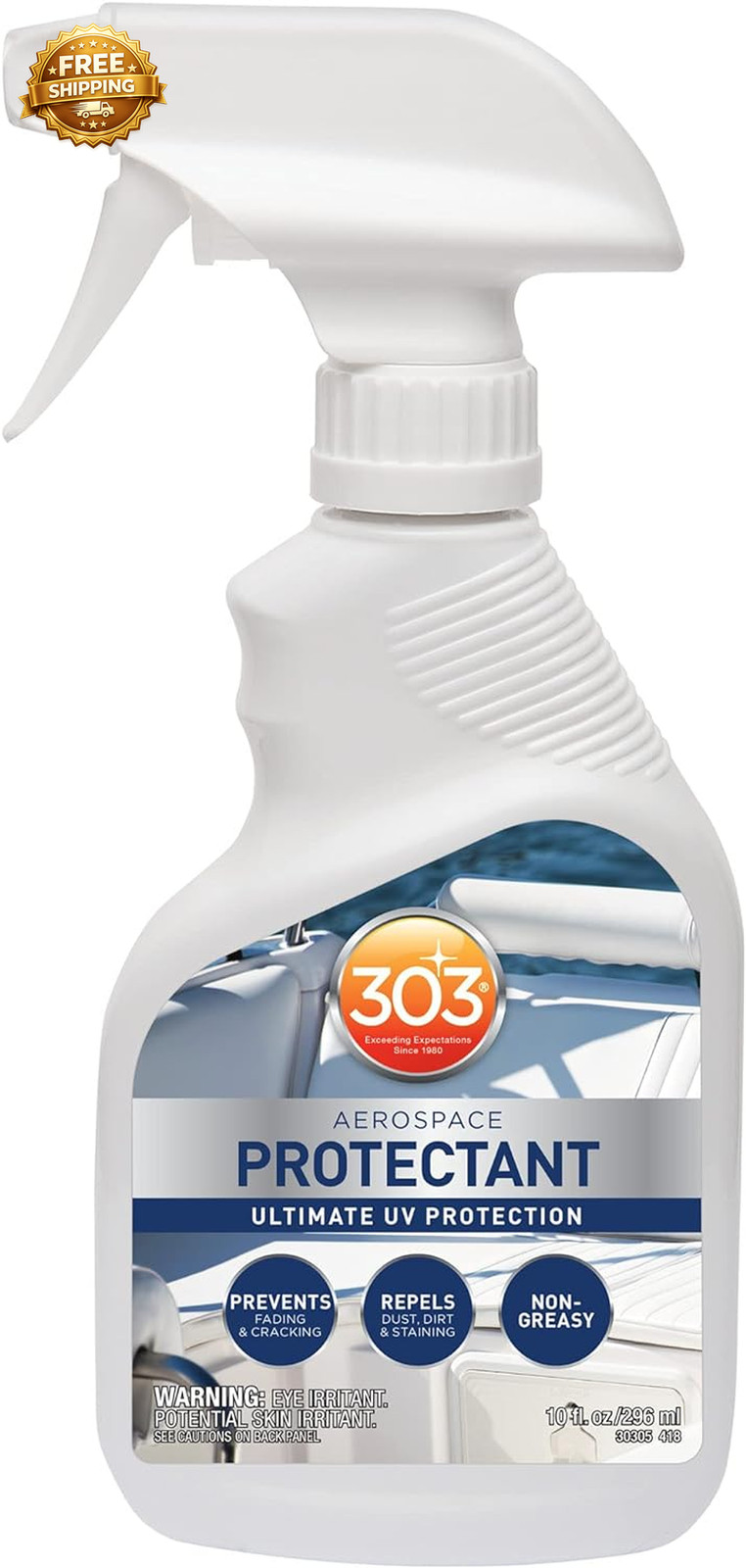 303 Marine & Aerospace Protectant – UV Protection, Repels Dust & Dirt, 10oz