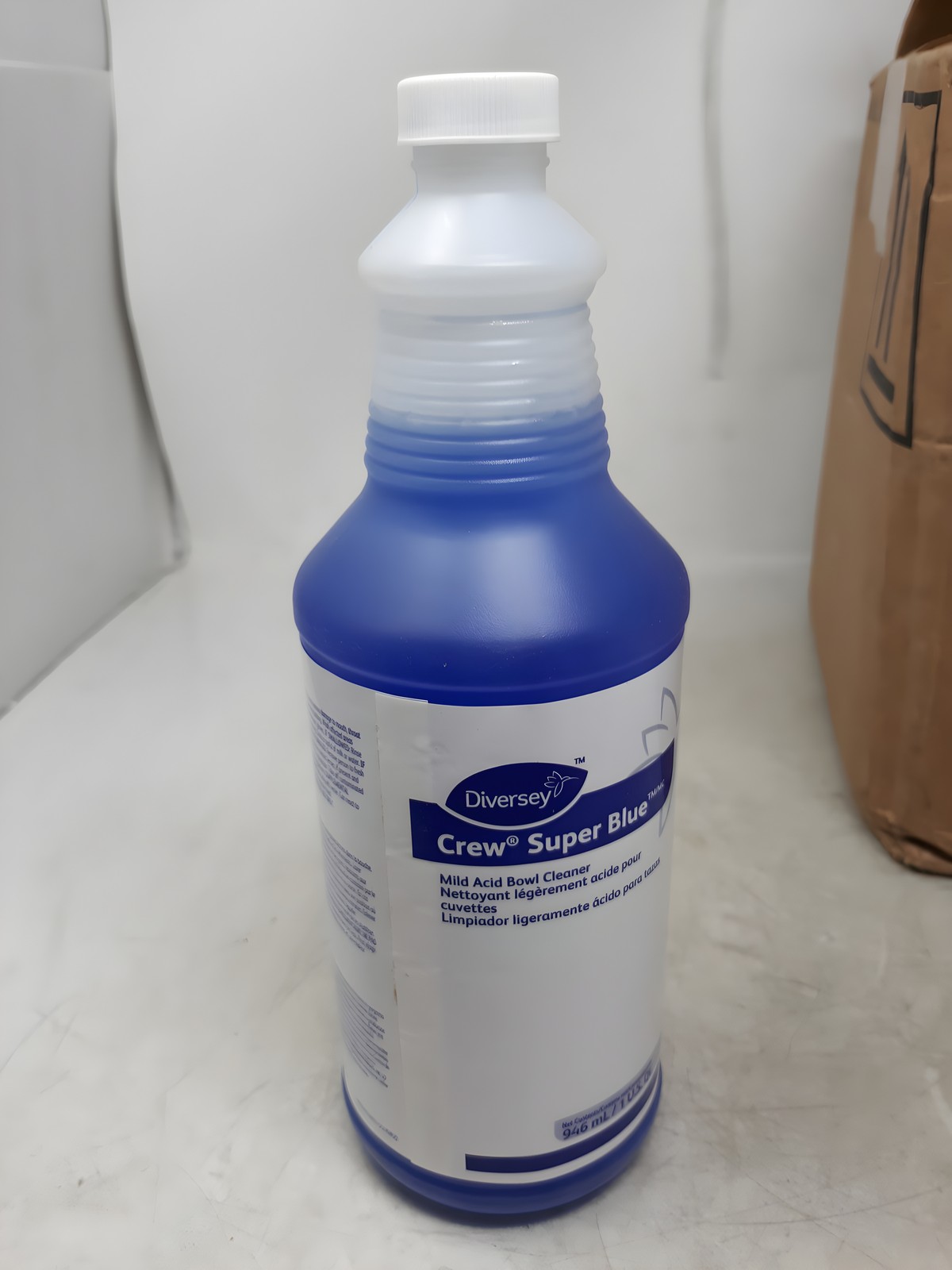 Diversey Crew Super Blue Mild Acid Bowl Cleaner 1qt 94476081 1-Pack