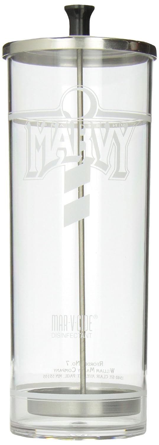 40 Oz Durable Disinfectant Jar with Stainless Steel Lid – Sanitation Essential