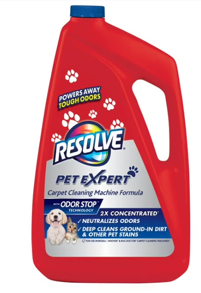 Resolve Carpet Pet Concentrate for Steam Machines 60 Oz Ground-in Dirt Removal