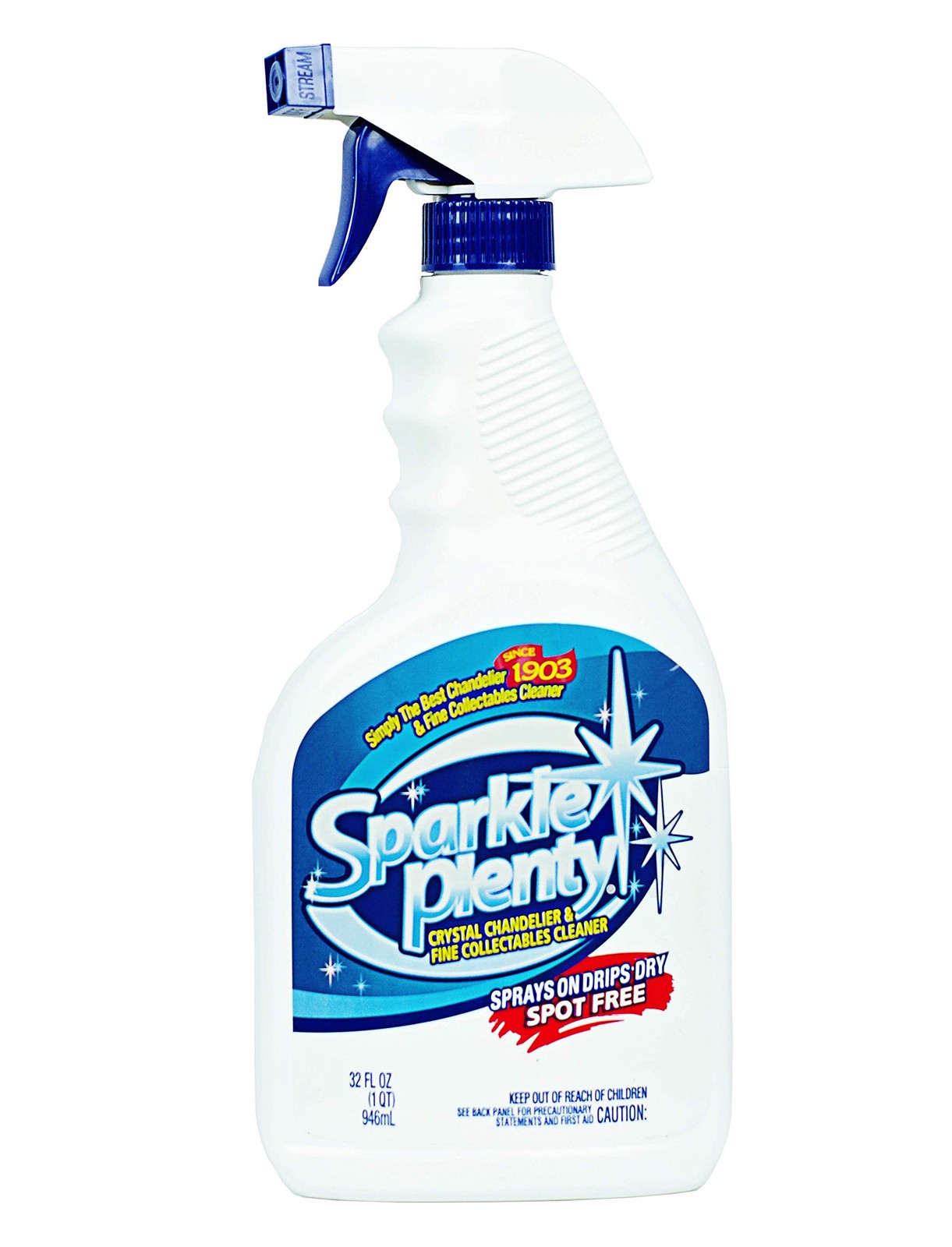 Sparkle Plenty Crystal Chandelier Cleaner 32 Fl Oz (Pack of 1), Clear liquid