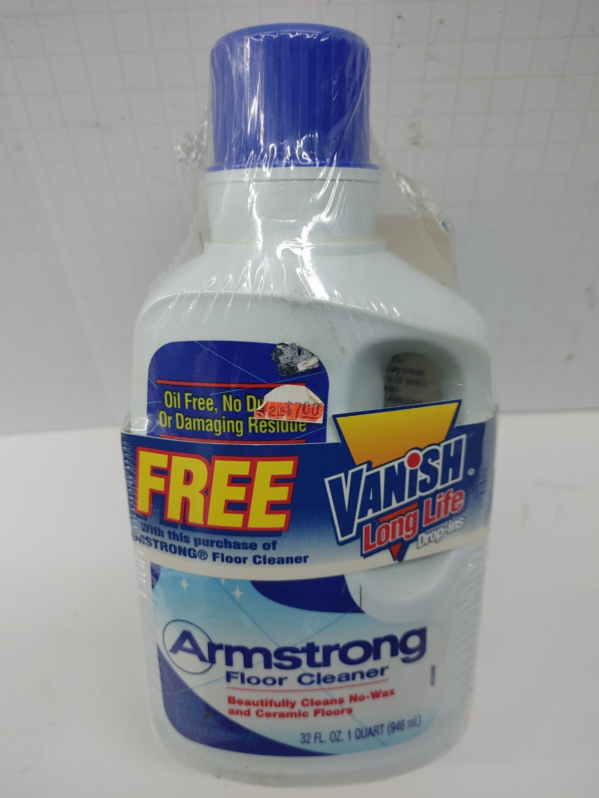 vintage Armstrong Floor Cleaner 32.oz w- free vanish drop-in (sealed)