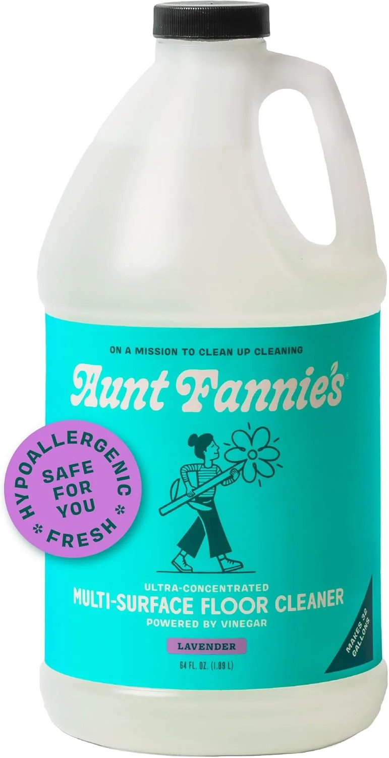 Aunt Fannie’s Ultra Concentrated Floor Cleaner Vinegar Wash, Multi-Surface Solut