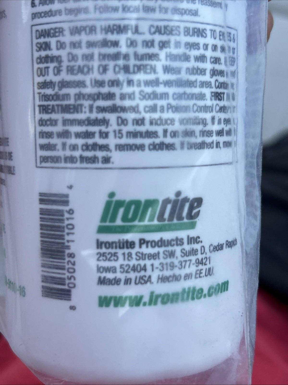 4 Irontite 468-9110-16 Thoro Flush Brand New Cleans All Cooling Systems 16 FL.oz