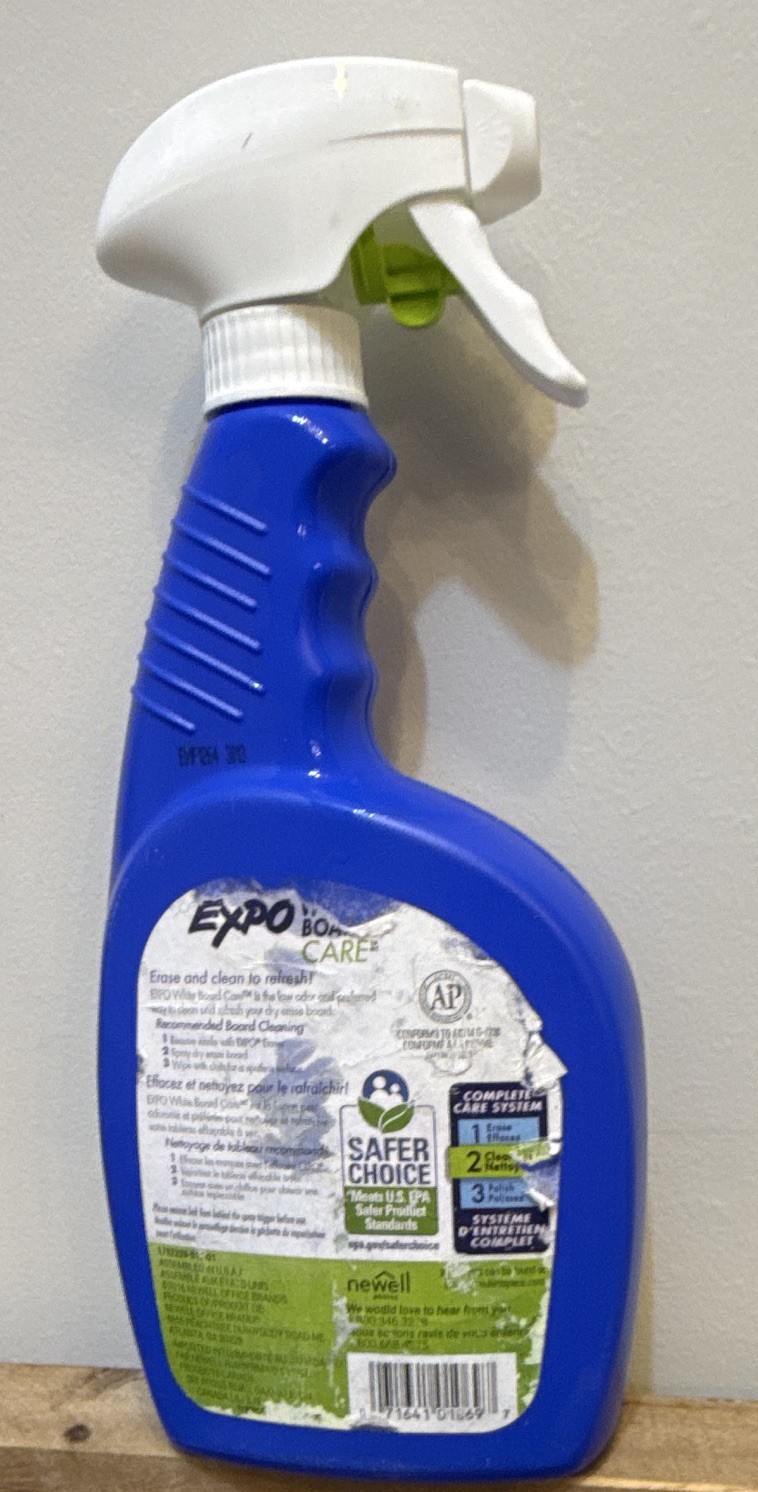 Expo Whiteboard Cleaning Spray 22 fl oz Unscented EPA Safer Choice