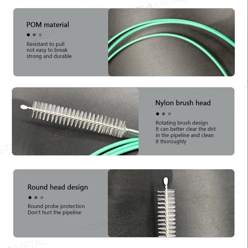 3M Car Sunroof Drain Cleaning Brush Flexible Pipe Sewer Unclogger Tool Cleaner