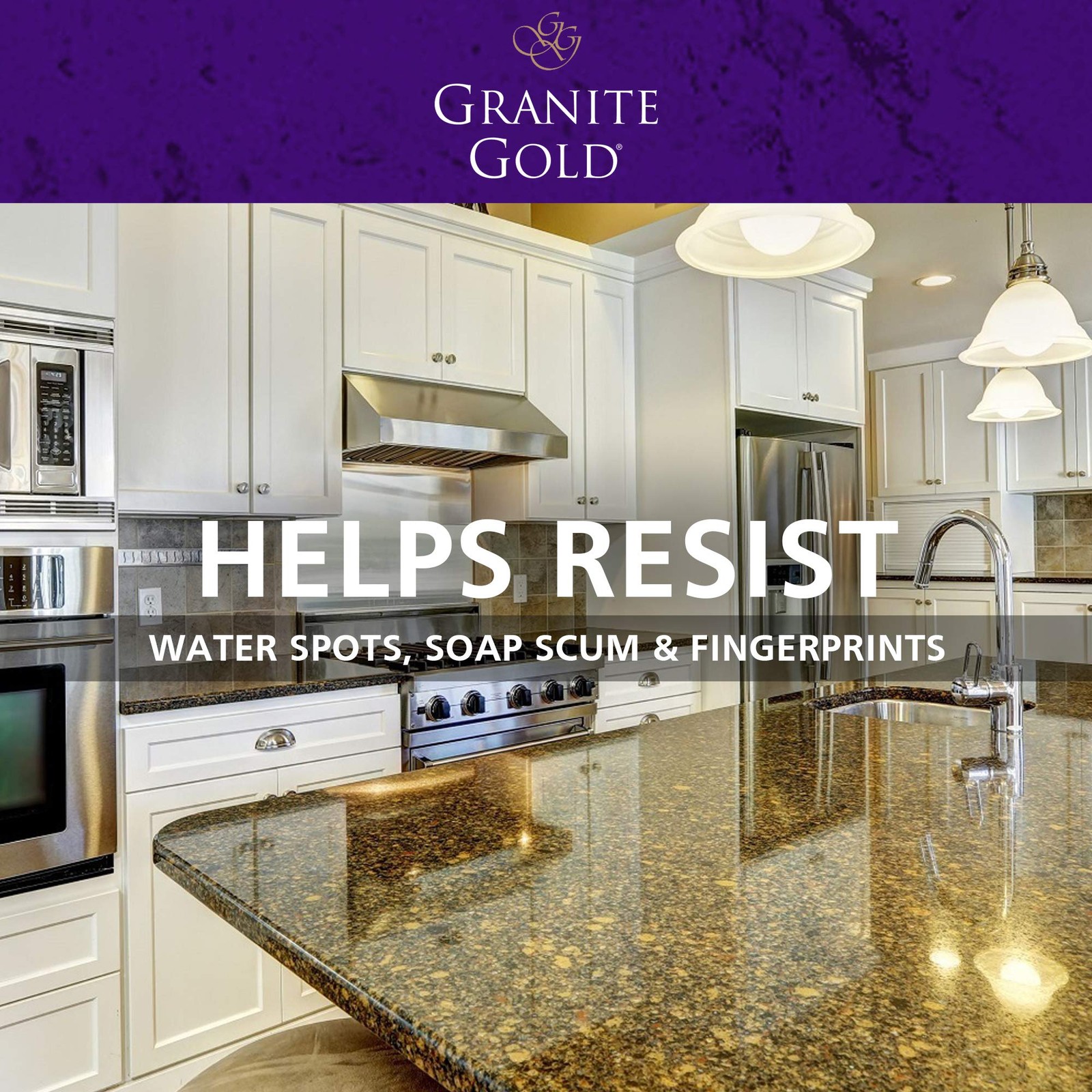 Polish Streak-Shine for Granite, Quartz, Marble, Travertine, Natural Stone Co…