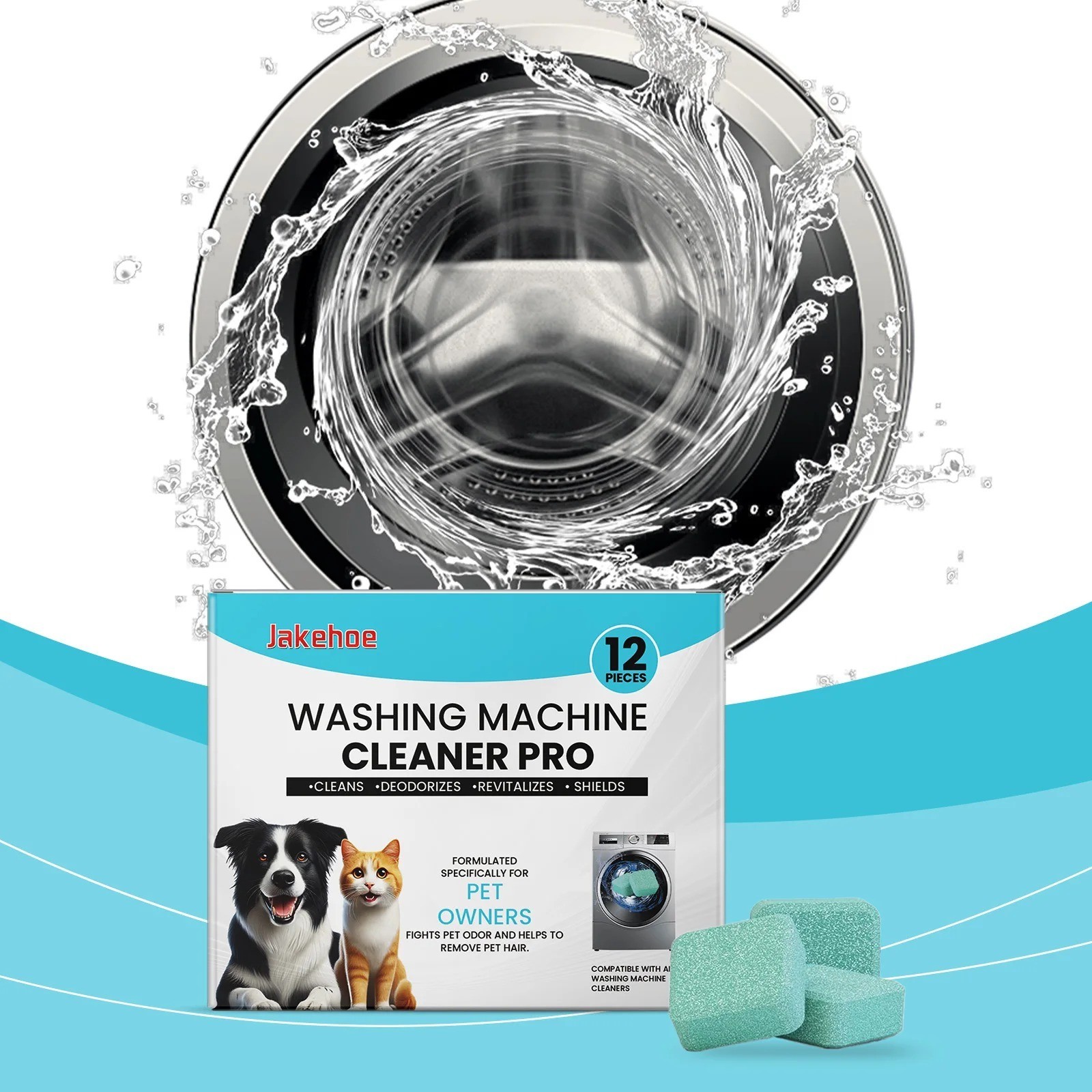 Uproot Clean Washing Machine Cleaner Tablets – 12 Pack