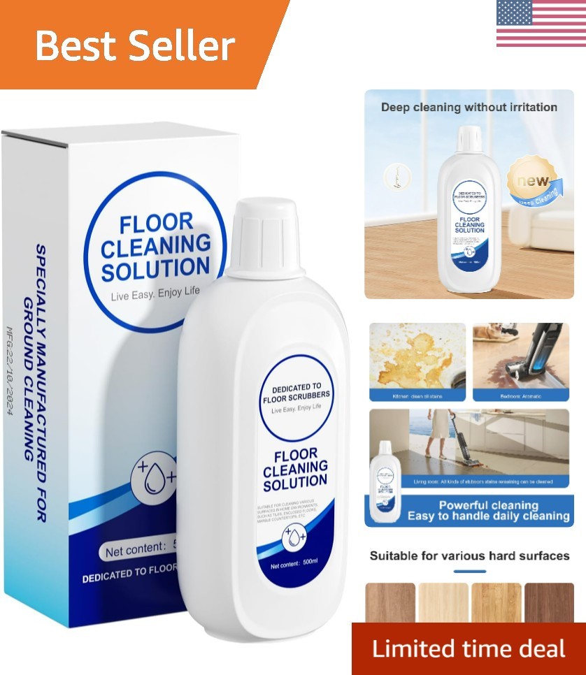 Floor Cleaning Solution Compatible With Tineco, Deep Cleans for Multiple Hard…