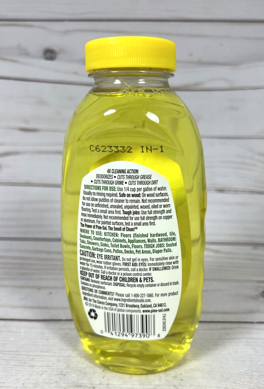 Pine-Sol Multi-Surface Cleaner Lemon Fresh Concentrate Makes 5 Gallons (3 Pack)