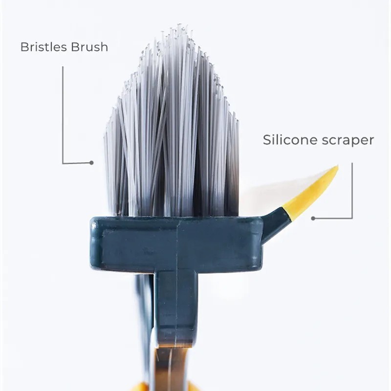 Bathroom Floor Scrub Brush Long Handle Tile Grout Wall Toilet Cleaning Brush
