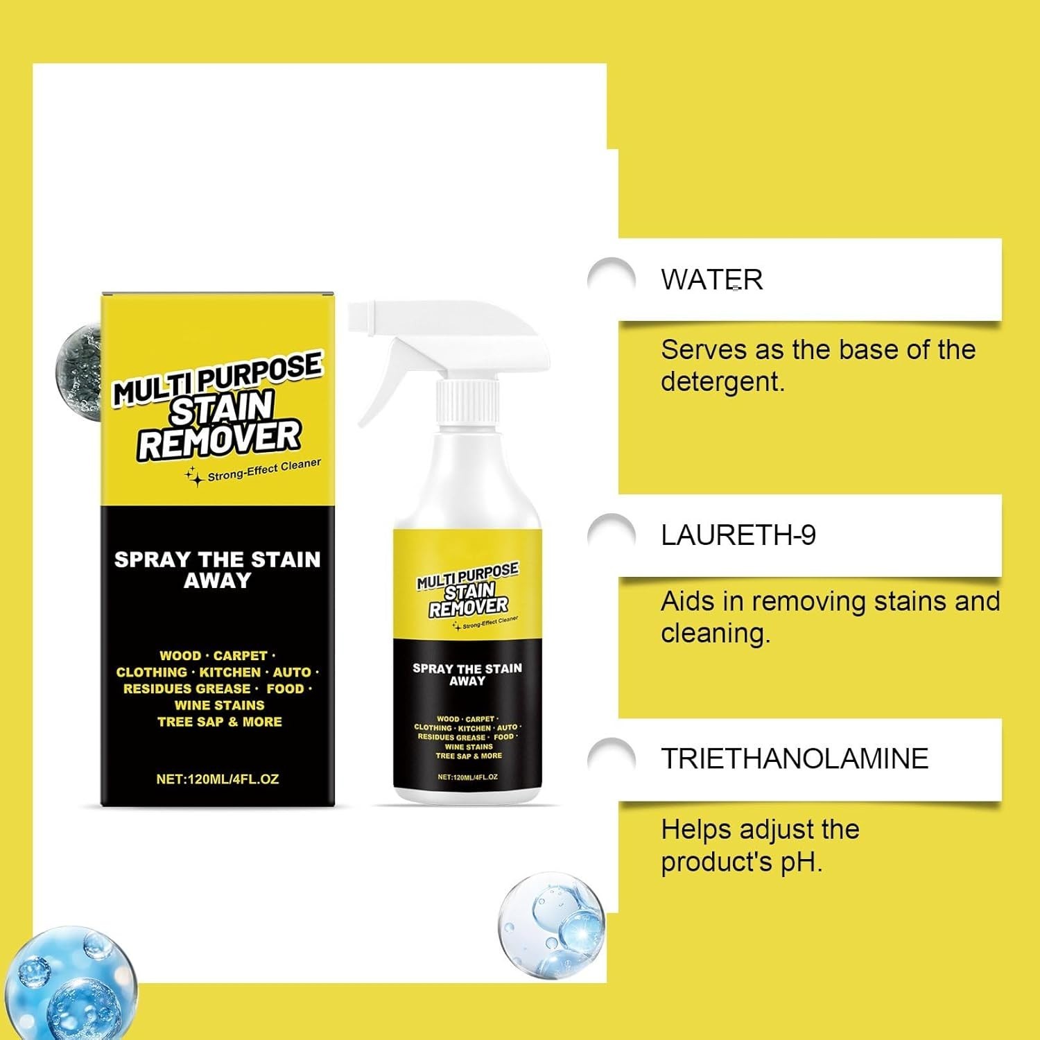 All Purpose Cleaner Spray for Alien Multi-Purpose Stain Remover, Powerful Cleane
