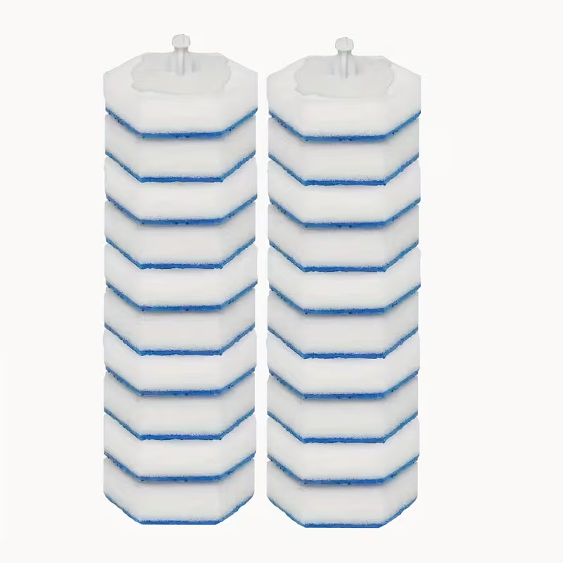 Toilet Wand Brush Refills fit Clorox etc Cleaning Upgraded Gentle Rubber Dot Tip