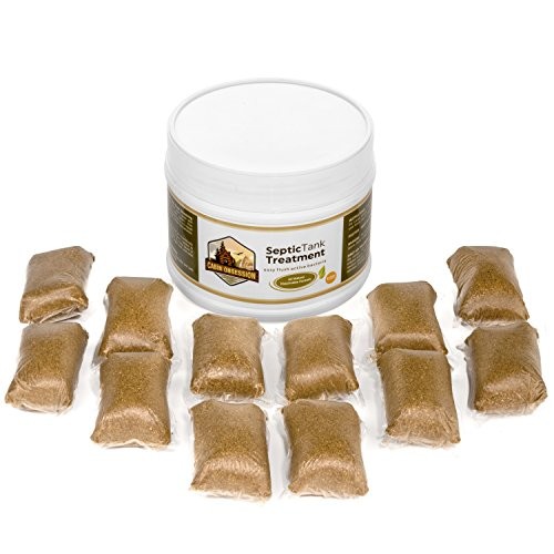 Septic Tank Treatment – 1 Year Supply of Dissolvable Easy Flush Live Bacteria