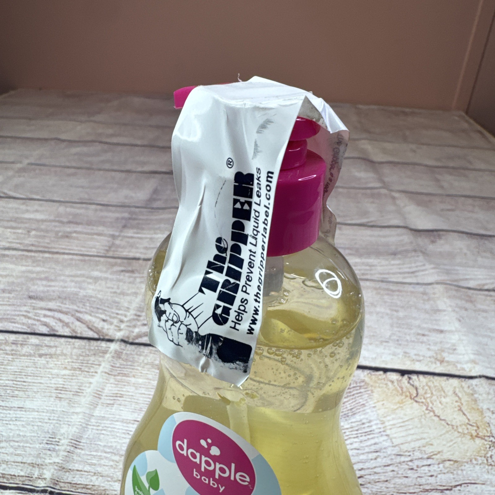 Dapple Baby Bottle & Dish Soap 16.9oz, Plant-Based,Fragrance-Free