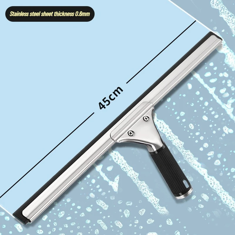 Silicone Blade Window Squeegee Glass Wiper Cleaner for Home Bathroom Mirror Show