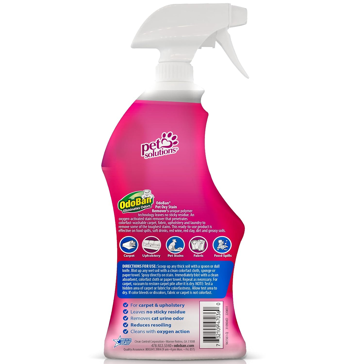 Pet Solutions No Rinse Neutral Ph Floor Cleaner Concentrate, Made in the USA, 1