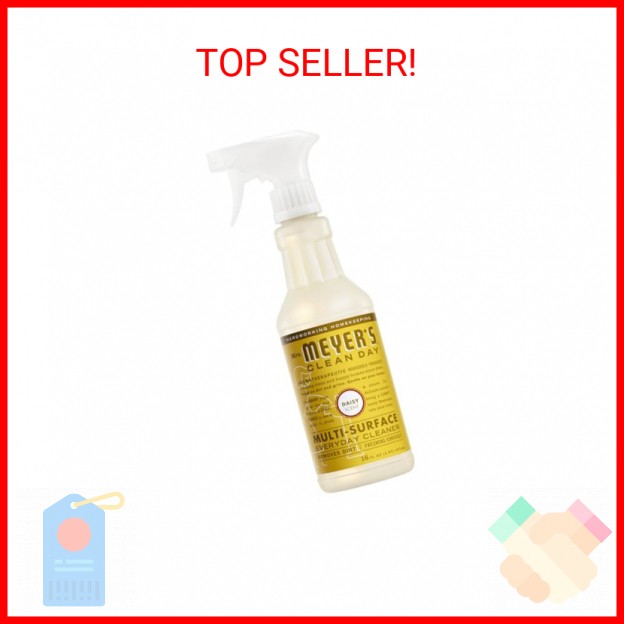 MRS. MEYER’S CLEAN DAY Multi-Surface Everyday Cleaner, Daisy Scent, 16 Fl Oz Bot