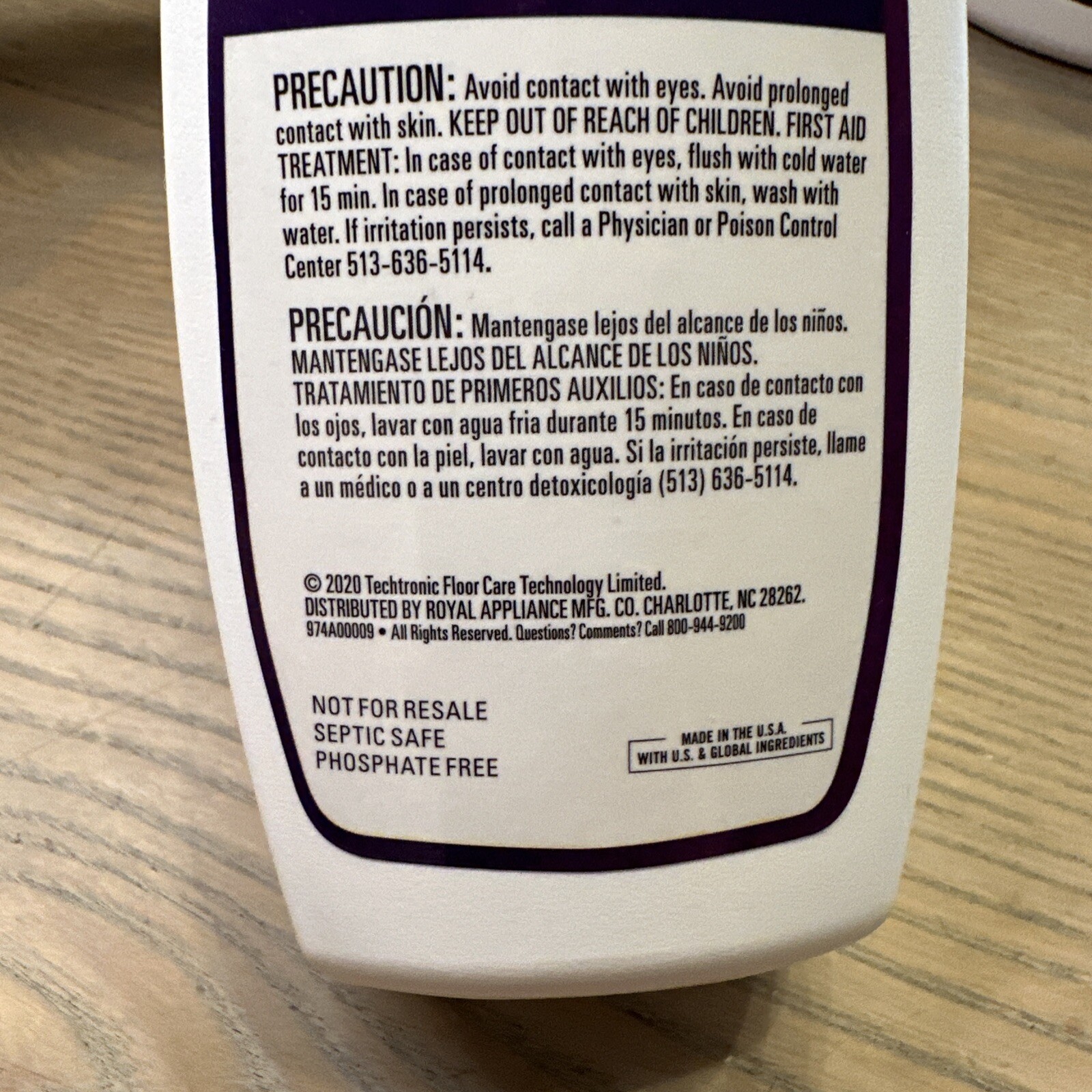 Lot Of 2 Hoover Paws & Claws Spot Cleaner Carpet Cleaning Formula 6 oz NEW