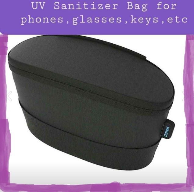 Homedics UV-C Portable, Rechargeable Sanitizer Bag for Phone, Keys, MSRP is $99