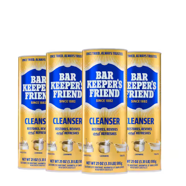 Bar Keepers Friend 21 oz. All-Purpose Cleaner and Polish (4-Pack)