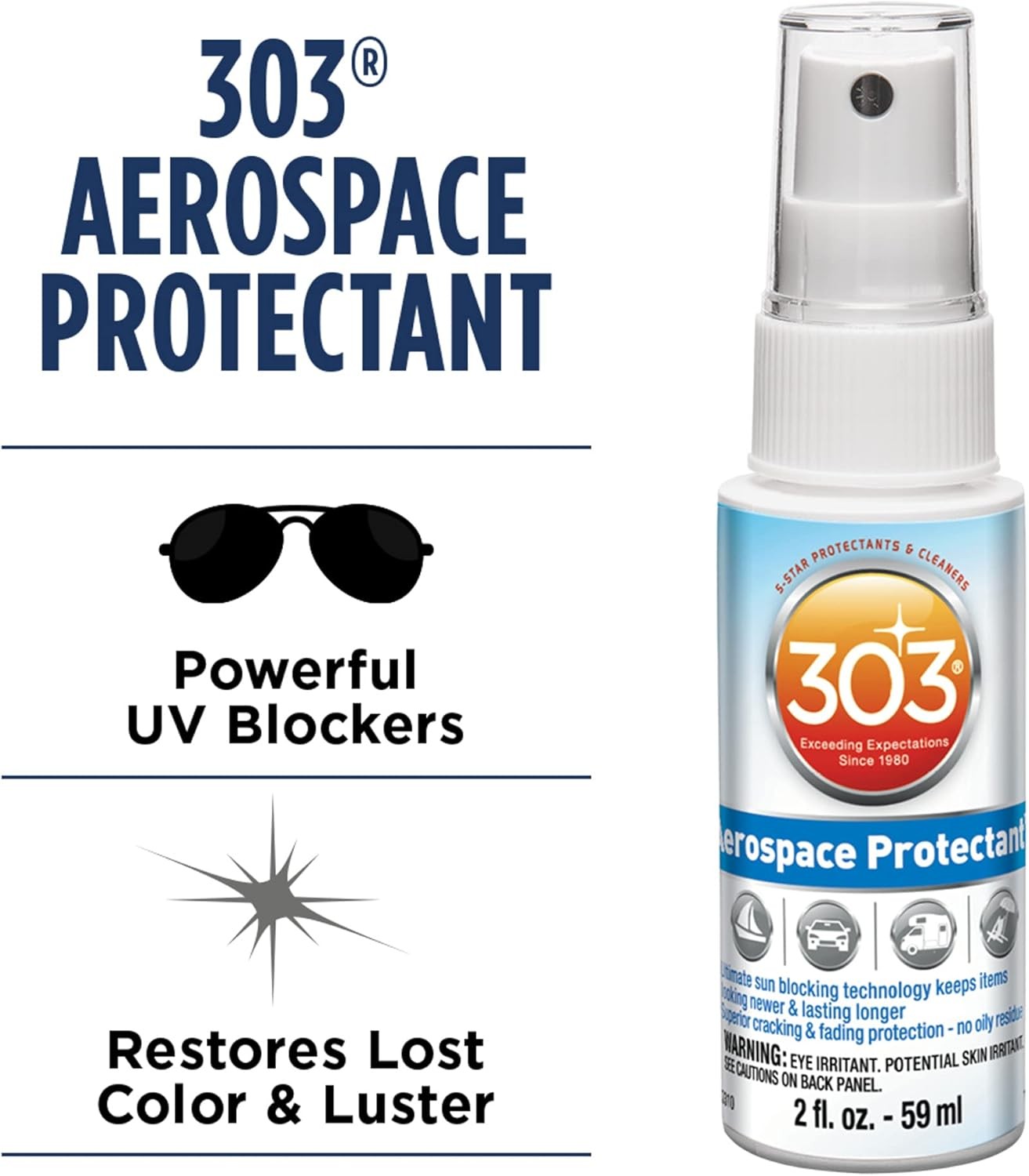 Aerospace Protectant – UV Protection – Repels Dust Dirt & Staining – Smooth