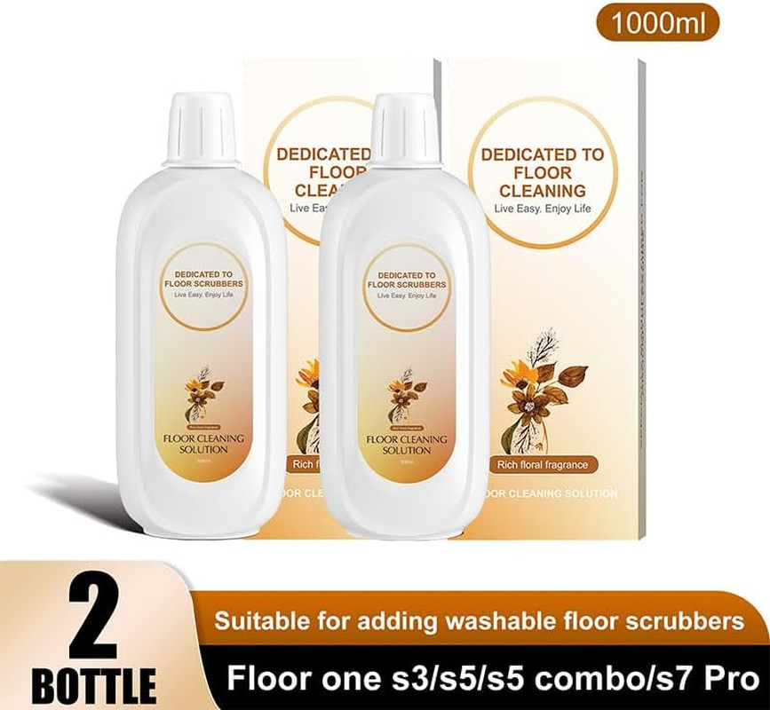 Floor Cleaning Solution Compatible with Tineco , Deep Cleans for Multiple Hard F