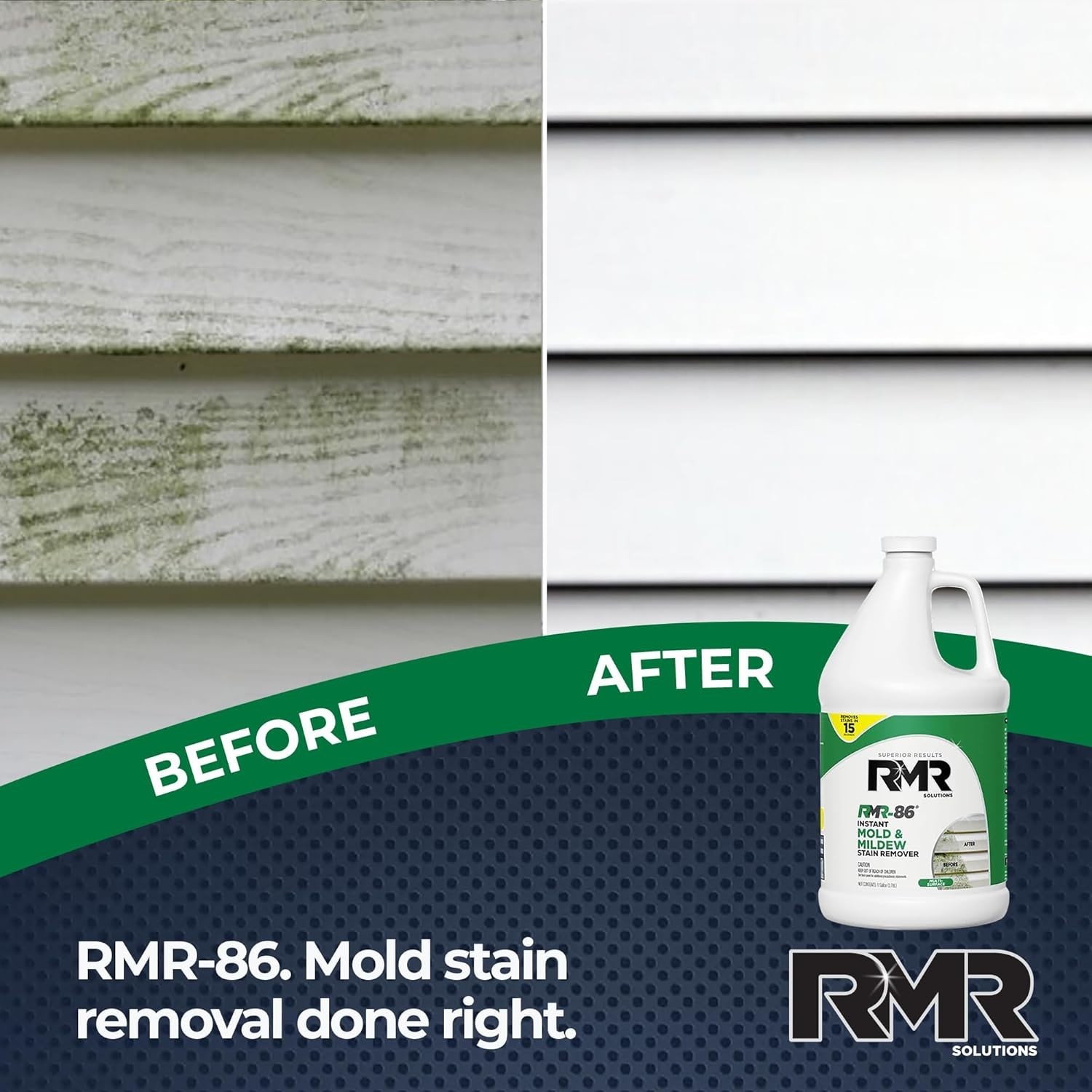 Professional Strength RMR-86 Mold & Mildew Remover – 1 Gallon Spray Solution