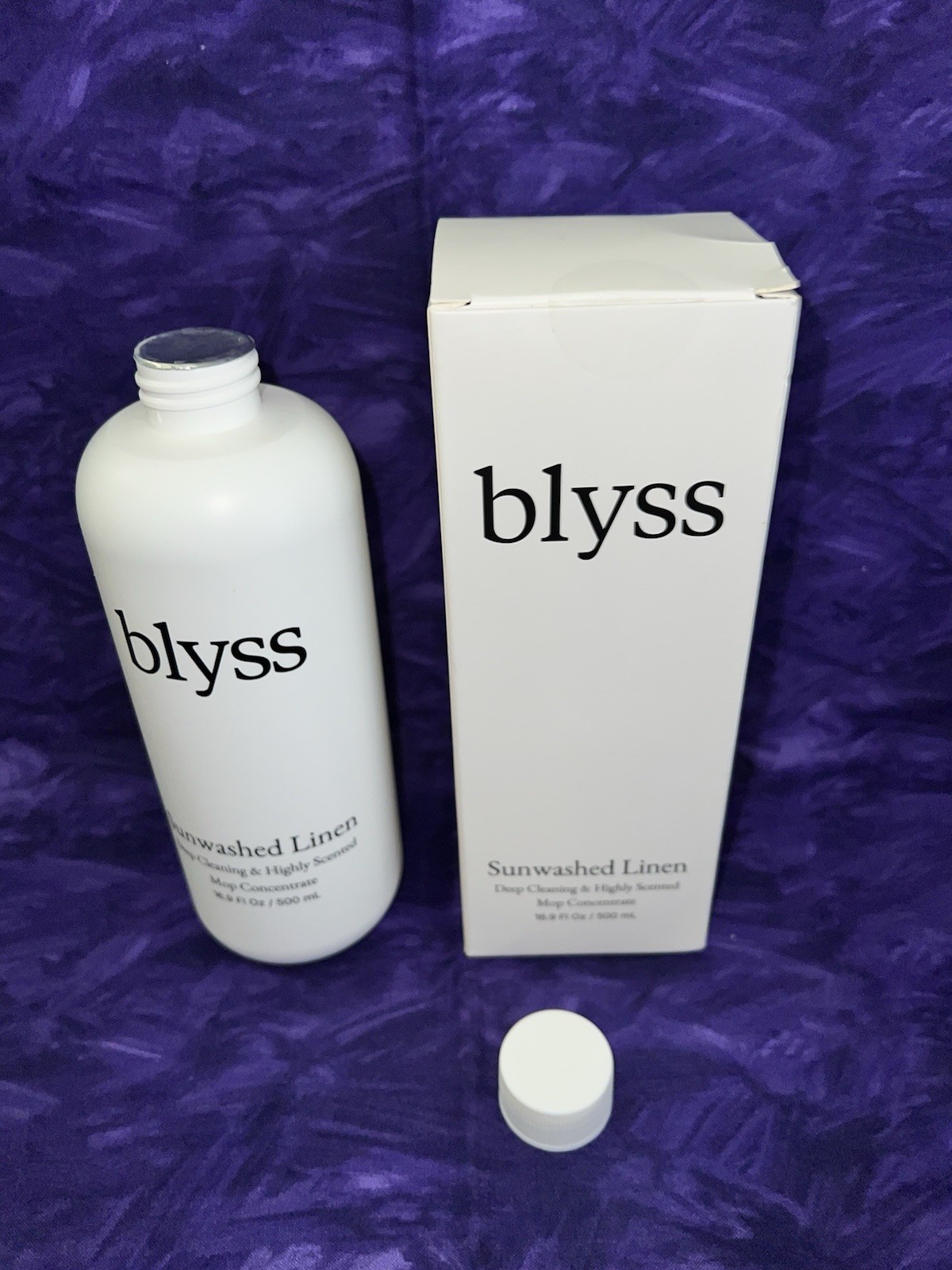 Blyss Sunwashed Linen Mop Soap NIB 16.9 FL OZ. Non-Toxic Deep Cleaning EXP 2029