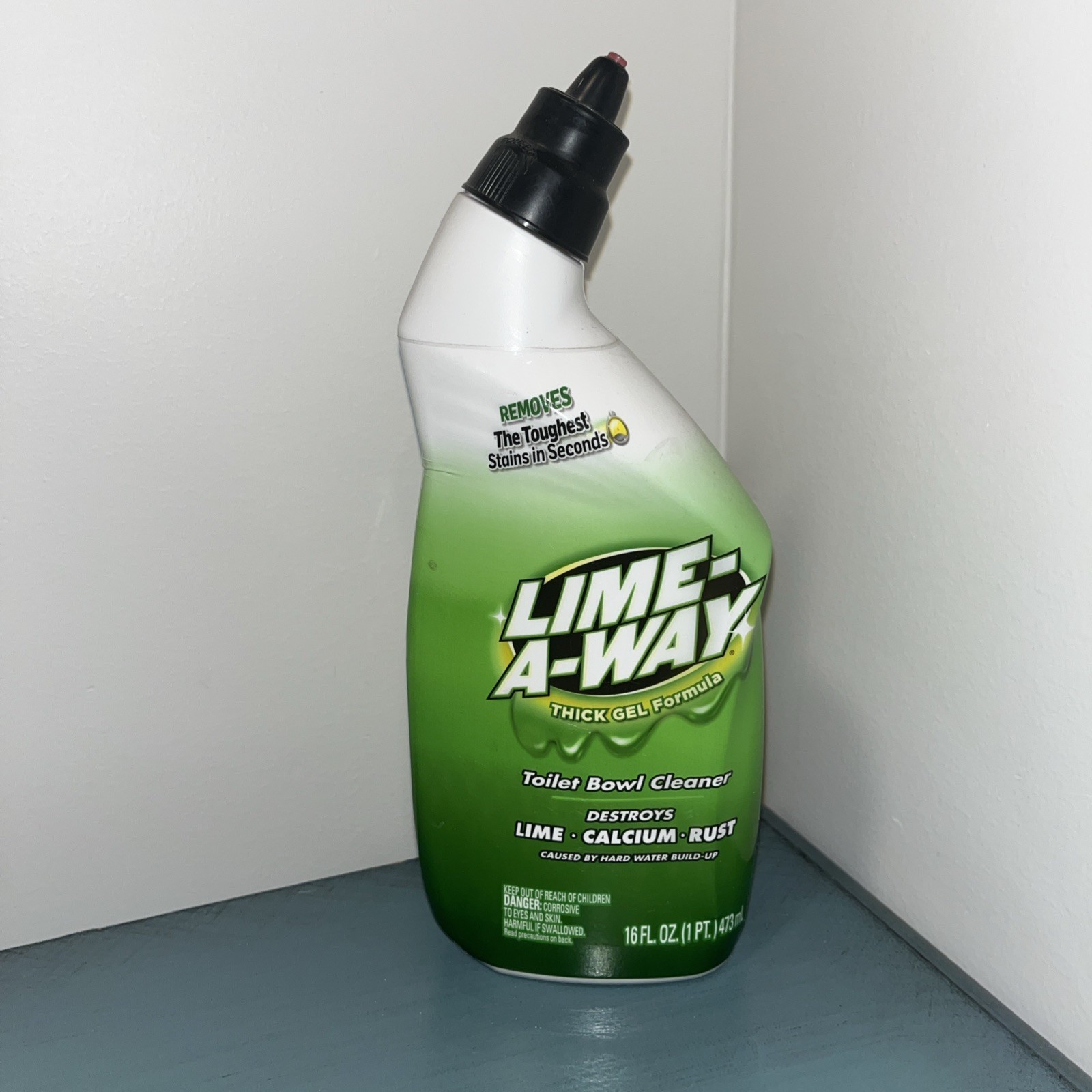 Lime-A-Way Lime Away Thick Gel Formula Toilet Bowl Cleaner 16 Oz–