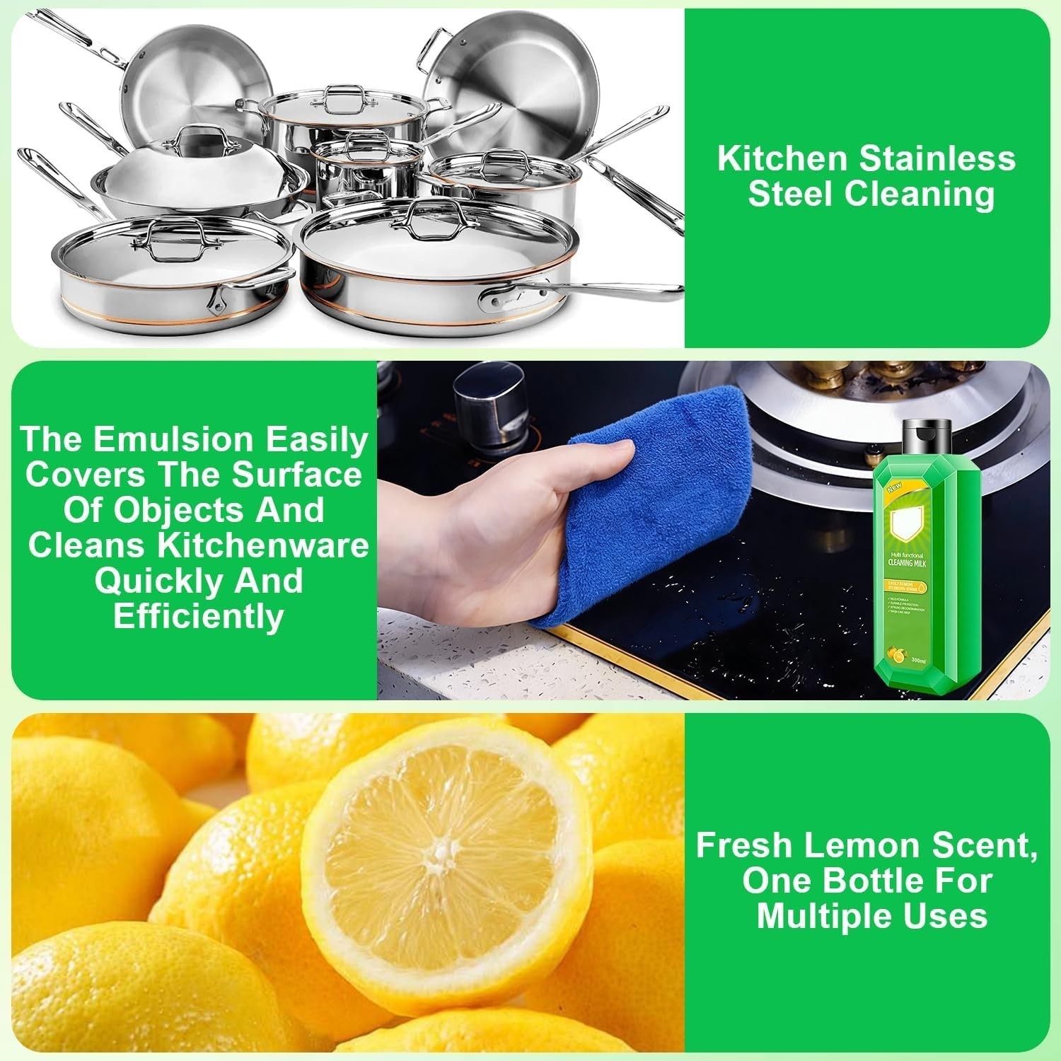 Versatile Household Cleaning Milk – Tough on Grease, Safe for Surfaces – 300ml