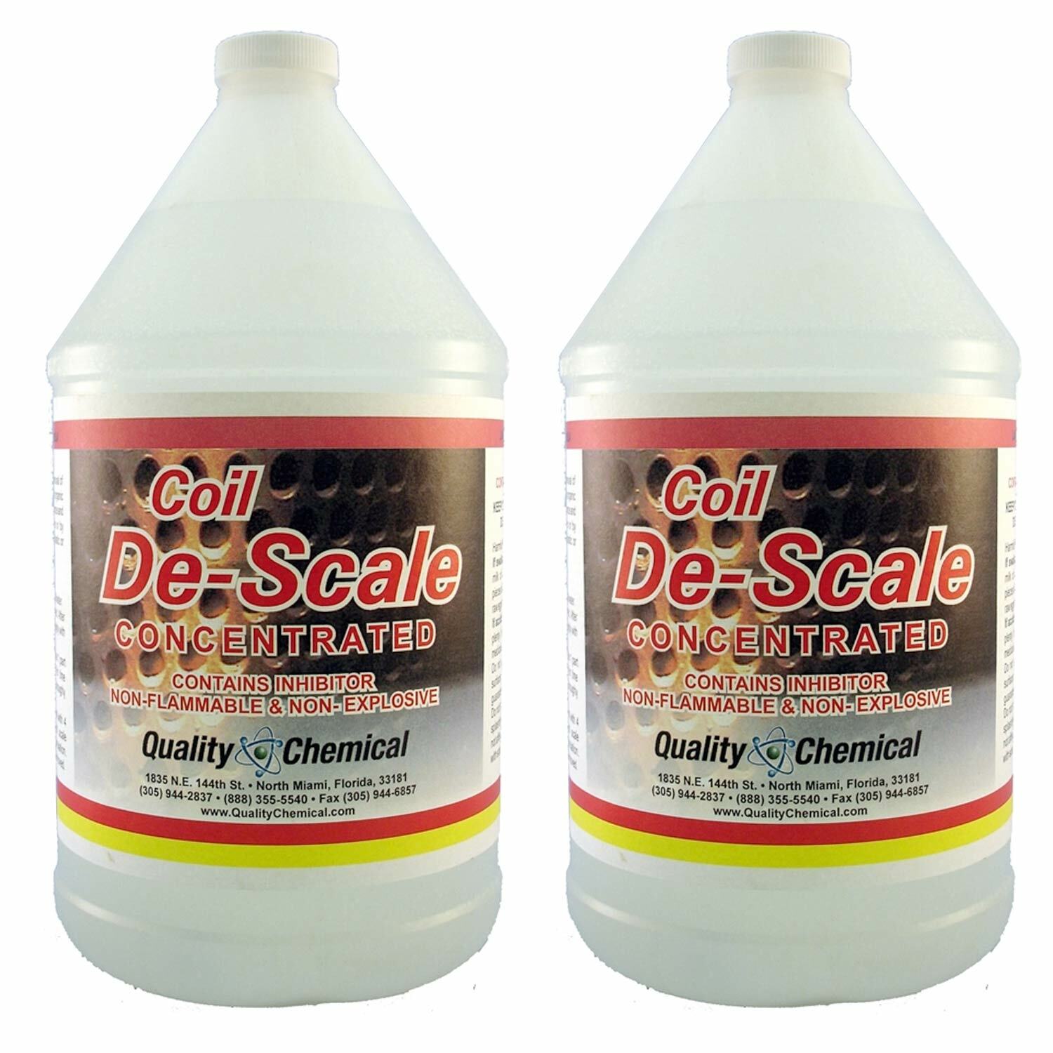 Coil De-Scale-aggressive acid-based product for coils / 2 Gallon Case