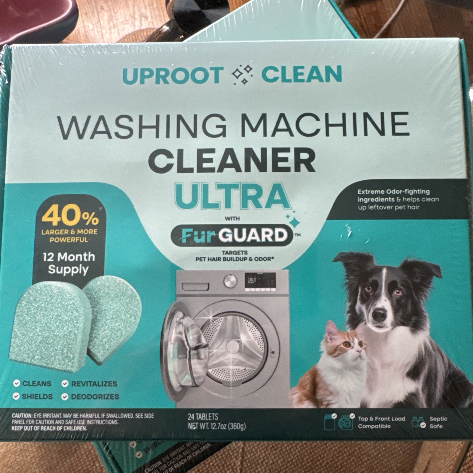 Washing Machine Cleaner Tablets 40% Stronger, Pet-Friendly, Removes Grime & Odor