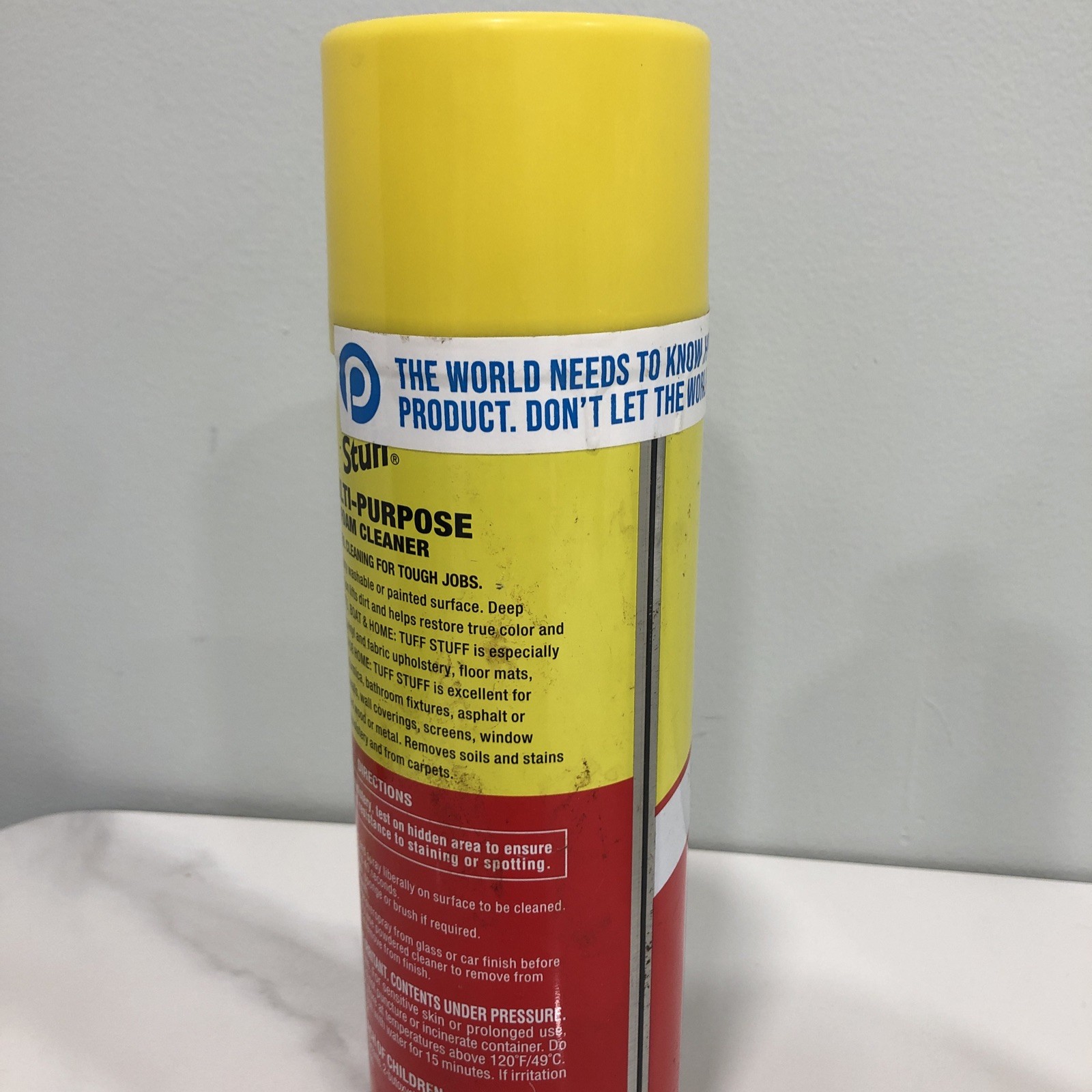 Tuff Stuff Multi Purpose Foam Cleaner for Deep Cleaning of Car Interior 22 oz.