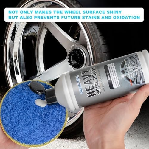 Metal Polish (16oz) & Chrome & Aluminum & Stainless Steel Polish, Multi Purpo…