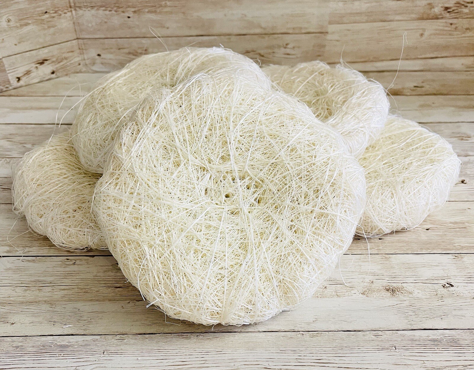 10x Estropajo De Ixtle Mexicano Ixtle Scourer Body Scrub 100% Natural Fibers