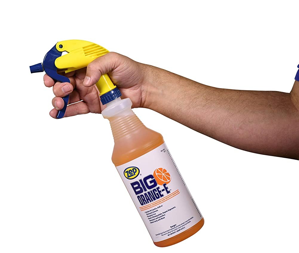 Zep Big Orange-E Citrus Industrial Degreaser Liquid – 1 Quart (Case of 12) 48501