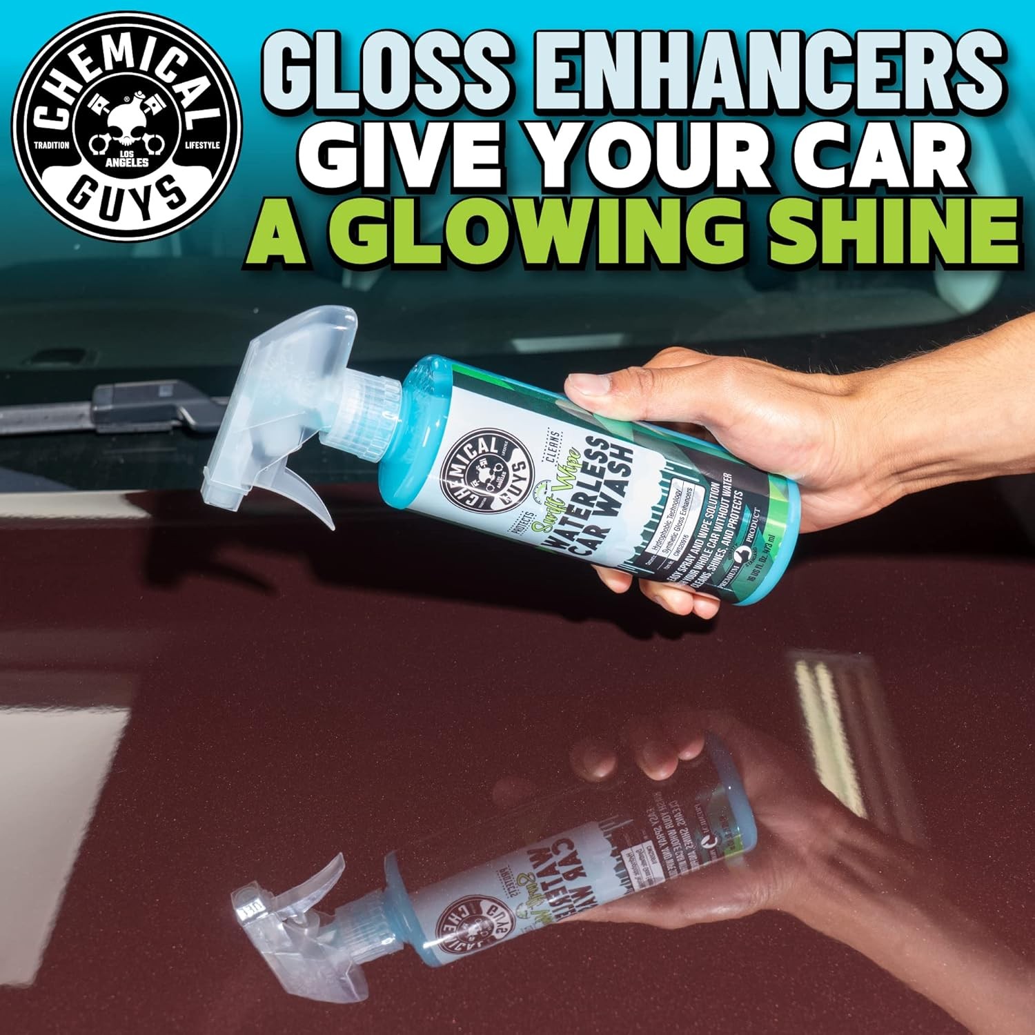 Chemical Guys Swift Wipe Sprayable Waterless Car Wash Spray – Spray and Wipe to
