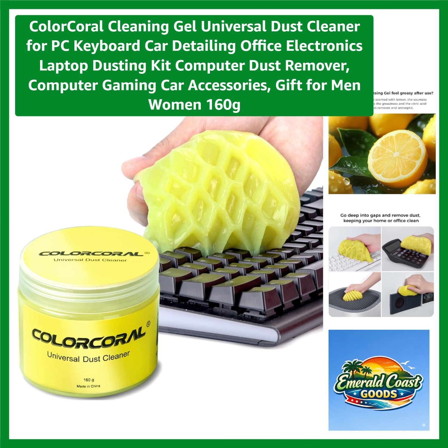 Cleaning Gel Universal Dust Cleaner for PC Keyboard Car Detailing Office Elec…