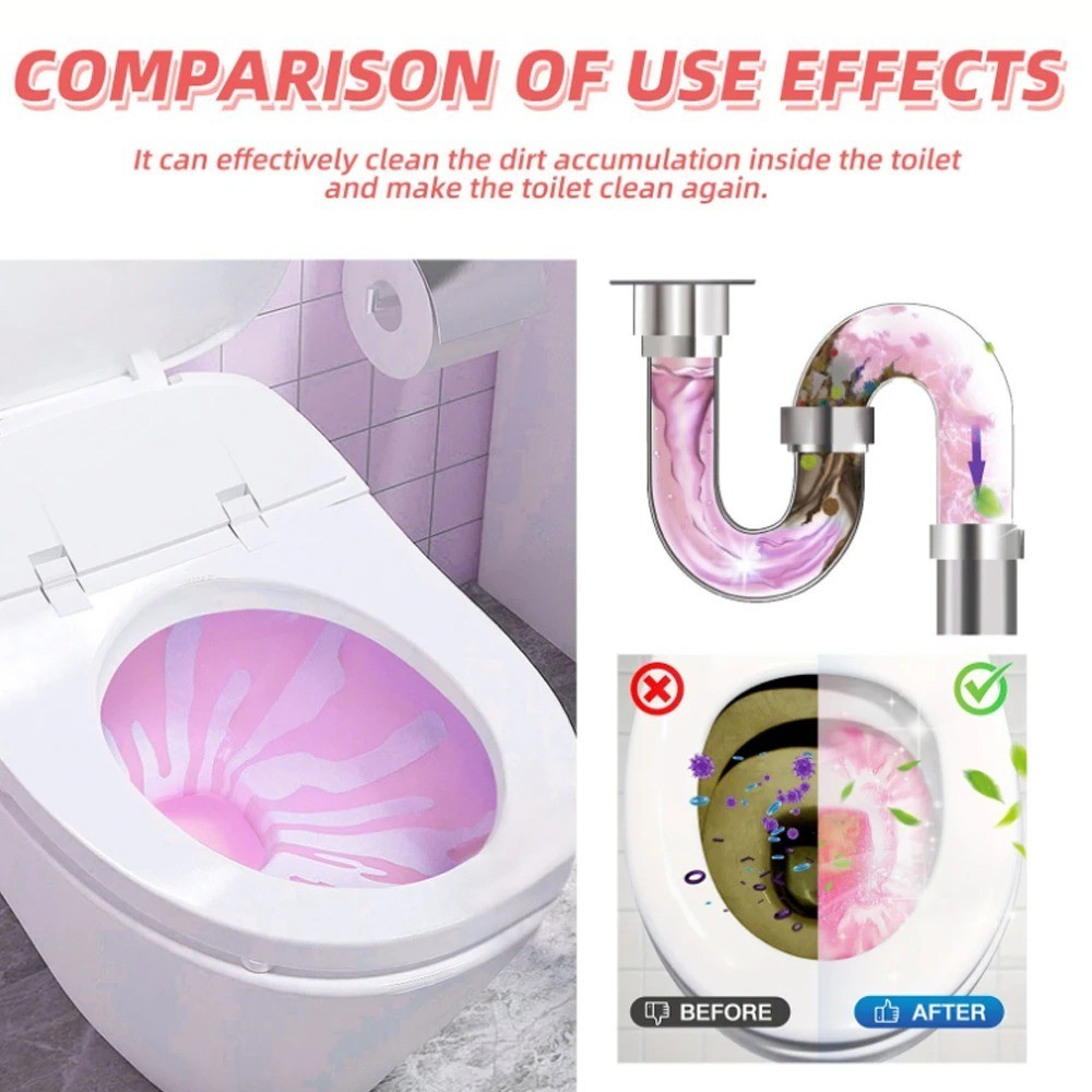 Toilets Cleaning Effervescent Tablet Urine Stain Yellow Dirt Bathroom Cleaning