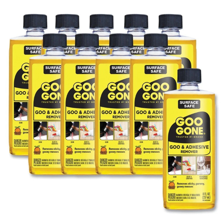 Goo Gone 2087 8 oz. Bottle Original Cleaner – Citrus Scent (12/Carton) New